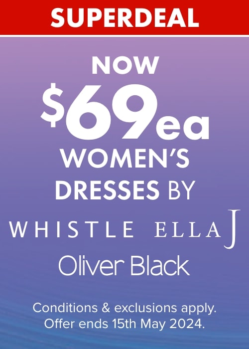 NOW $69ea Women's Dresses by Whistle, Ella J & Oliver Black