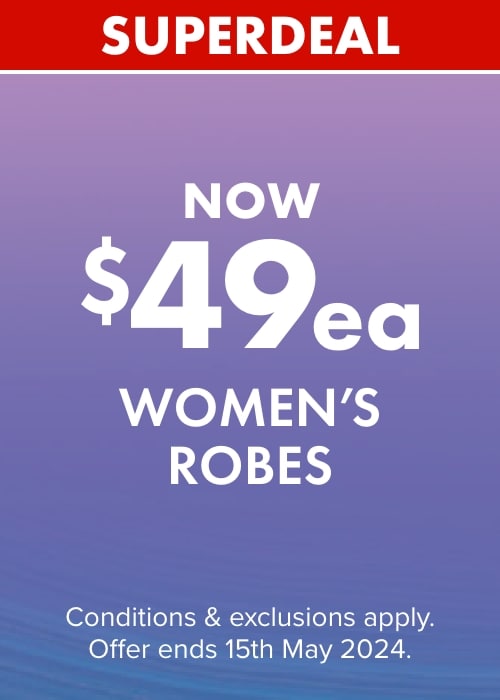 Now $49ea Womens Robes