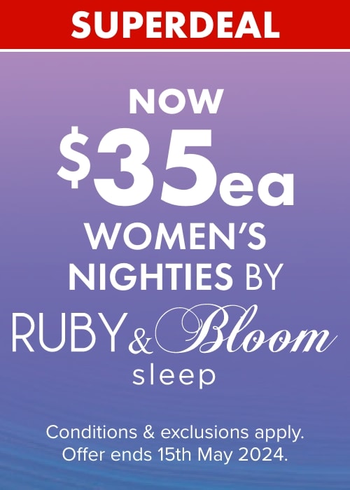 NOW $35ea Women's Nighties by Ruby & Bloom