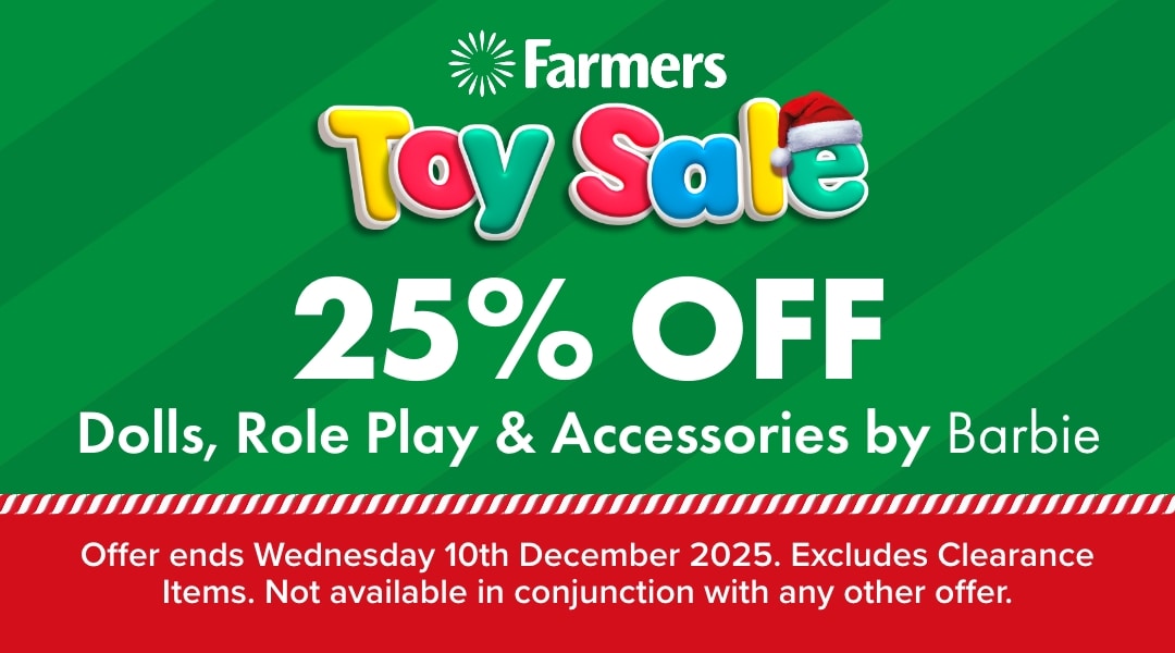 25% OFF Dolls, Role Play & Accessories by Barbie