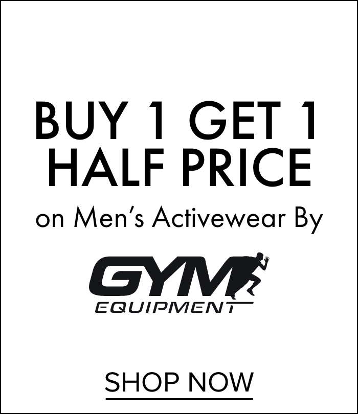 buy 1 get 1 half price on gym equipment