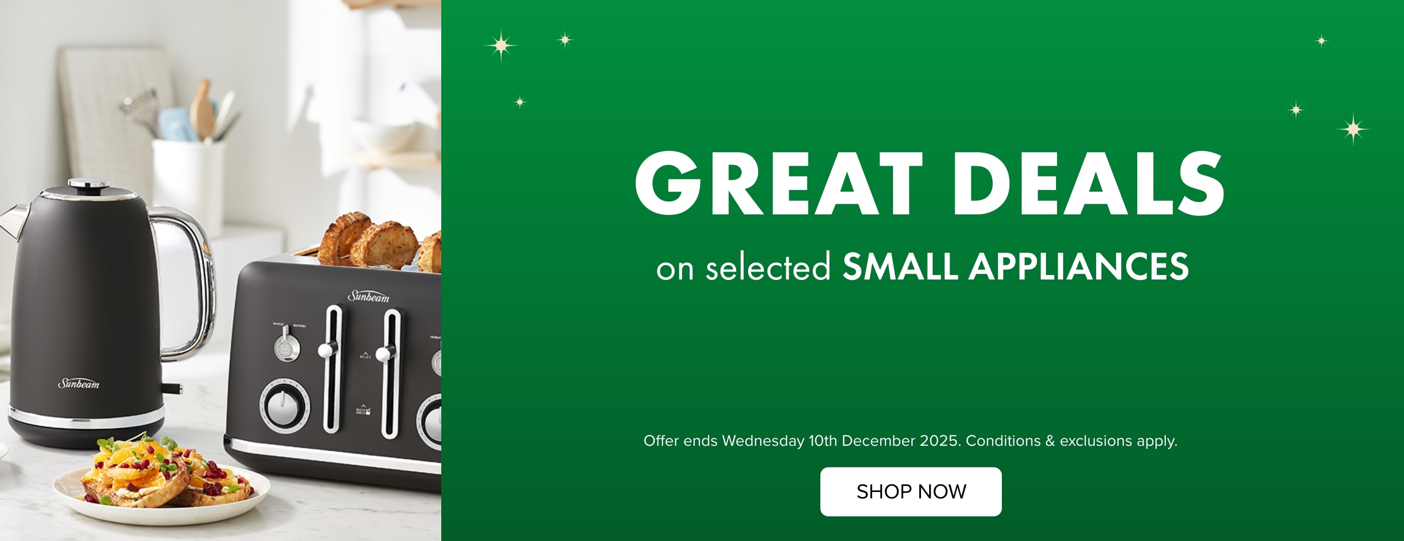 GREAT DEALS on Selected Small Appliances