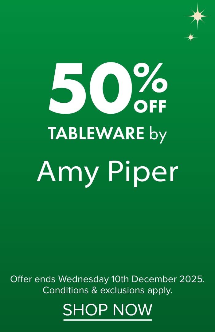 50% OFF Tableware by Amy Piper