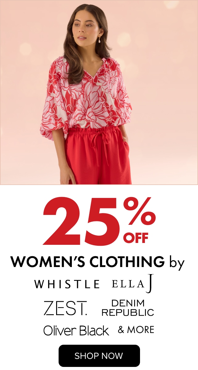 25% OFF Women's Clothing by Whistle, Ella J, Oliver Black, Zest, Denim Republic