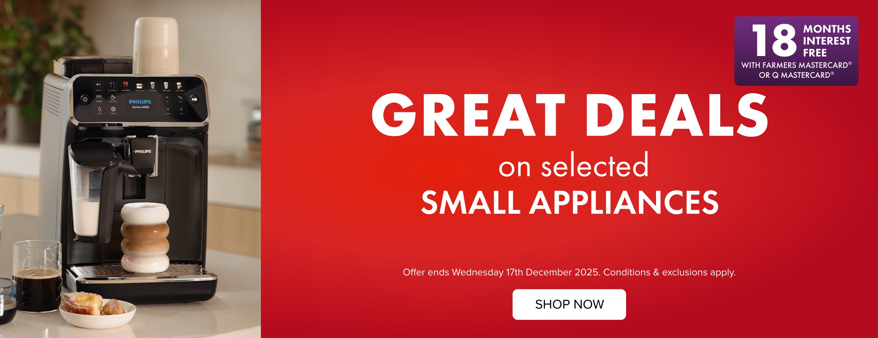 GREAT DEALS on Selected Small Appliances