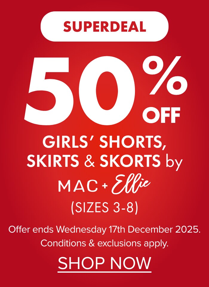 50% OFF Girls' Shorts, Skirts & Skorts by Mac & Ellie