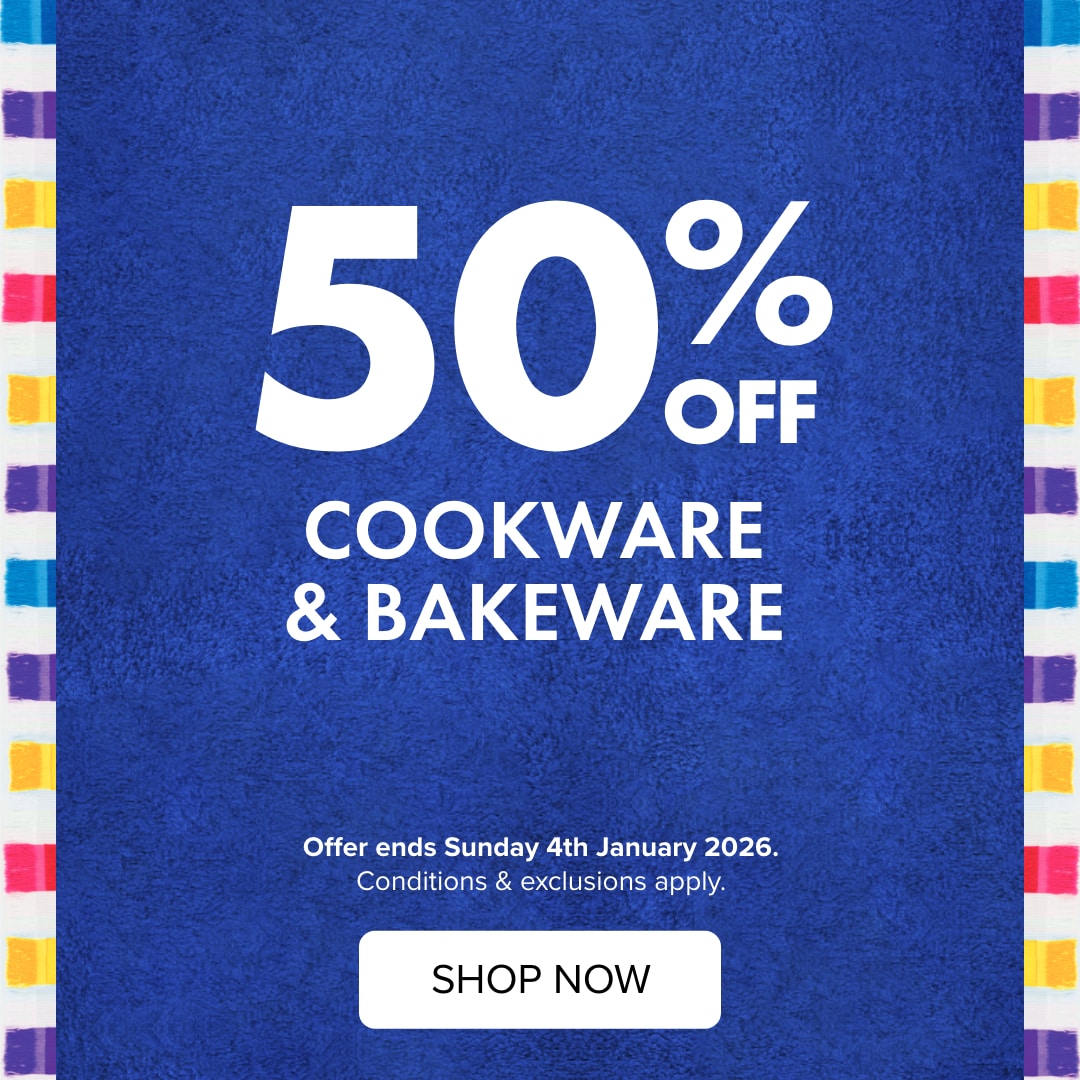 50% OFF Cookware & Bakeware