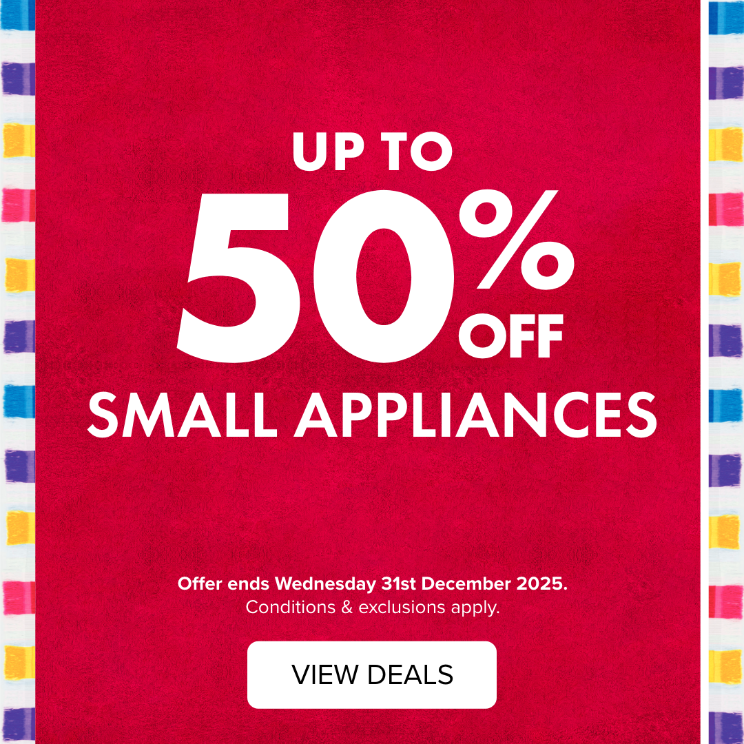 UP TO 50% OFF Small Appliances
