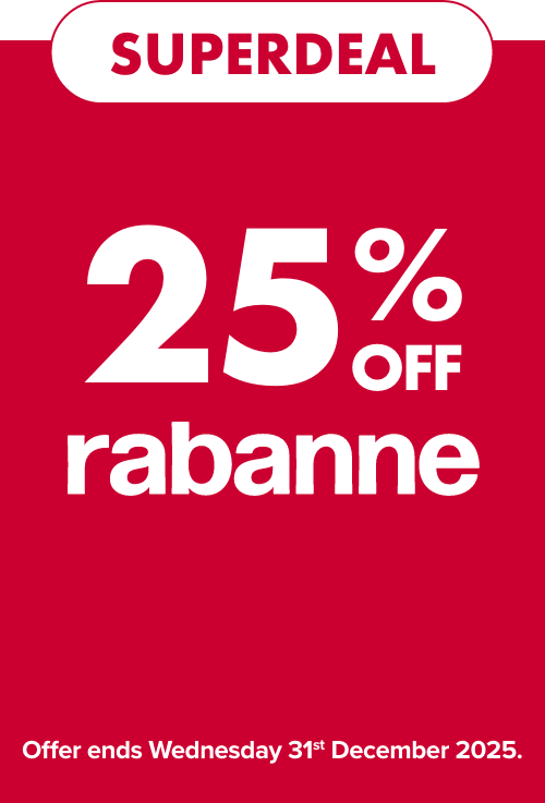 25% off Rabanne