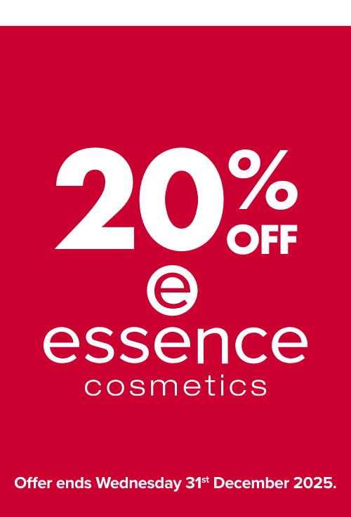 20% off Essence