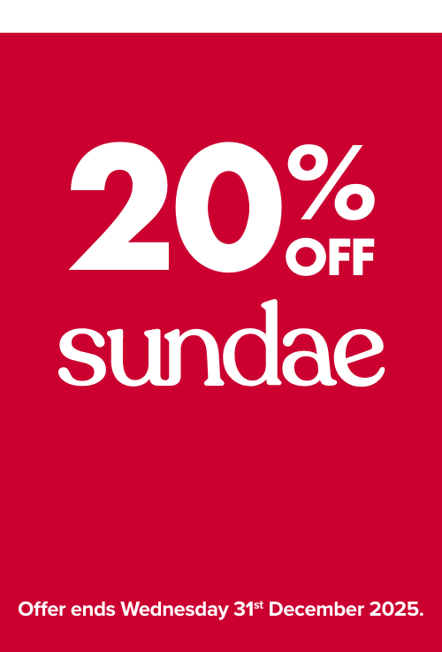 20% off Sundae