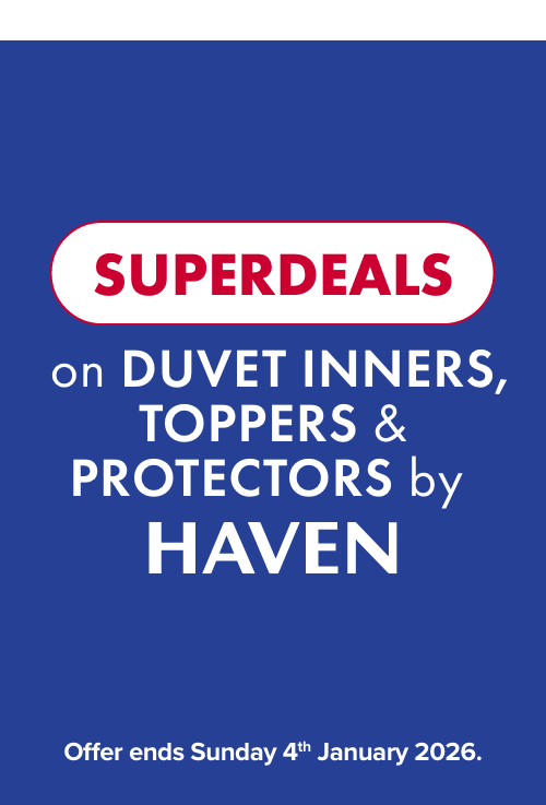 SUPERDEALS on Duvet Inners, Toppers & Protectors by Haven