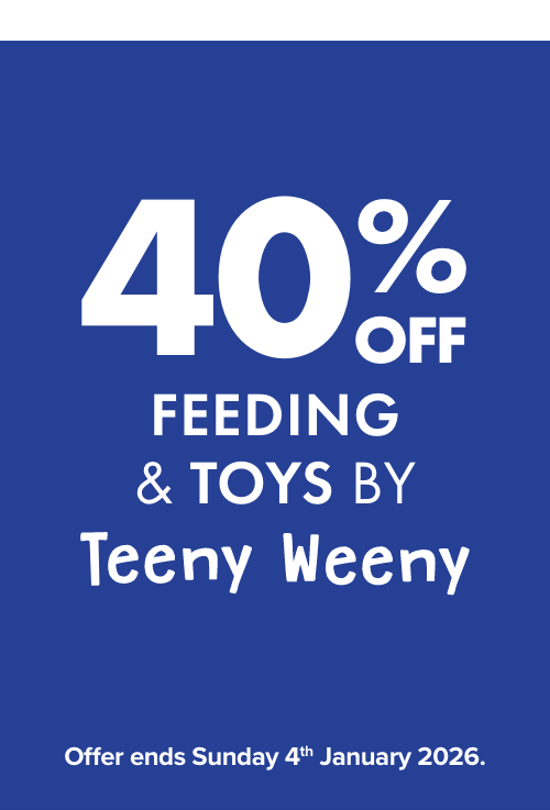40% OFF Feeding & Toys by Teeny Weeny