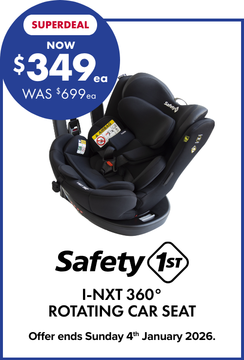 [SUPERDEAL] NOW $349ea WAS $699ea i-NXT 360º Rotating Car Seat by Safety1st