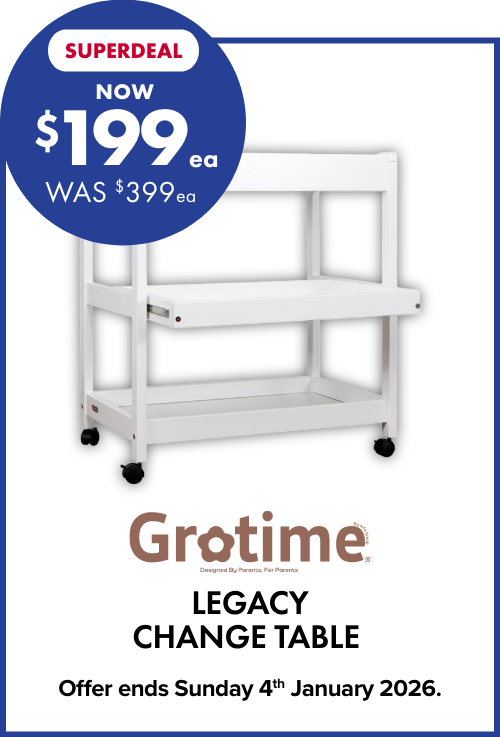 [SUPERDEAL] NOW $199ea WAS $399ea Legacy Change Table by Grotime