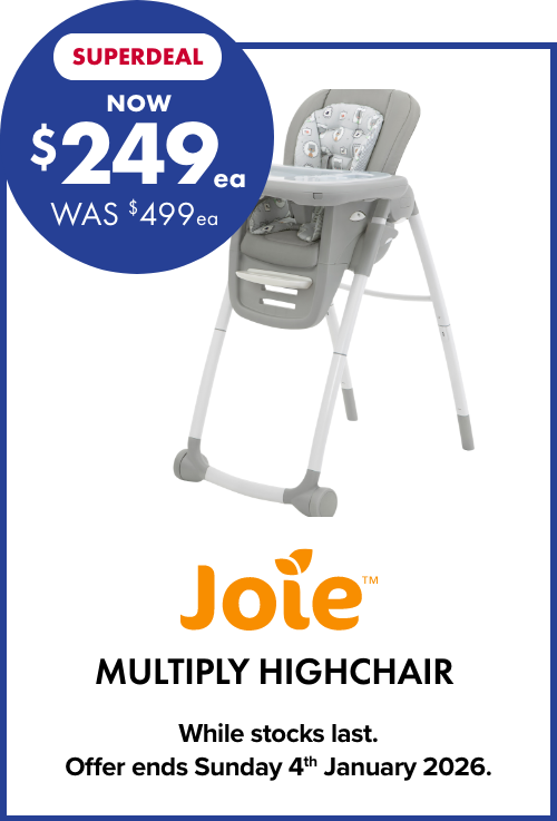 [SUPERDEAL] NOW $249ea WAS $499ea Multiply Highchair by Joie