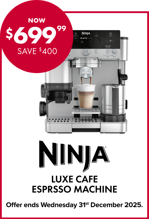 NOW $699.99 SAVE $400 NINJA LUXE CAFE ESPRSSO MACHINE