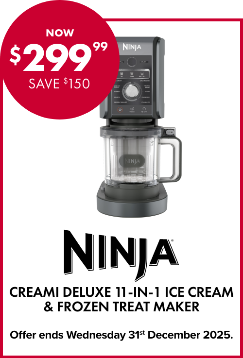 NOW $299.99 SAVE $150 NINJA CREAMI DELUXE 11-IN-1 ICE CREAM & FROZEN TREAT MAKER