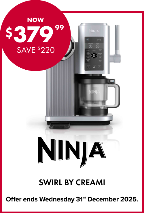 NOW $379.99 SAVE $220 NINJA SWIRL BY CREAMI