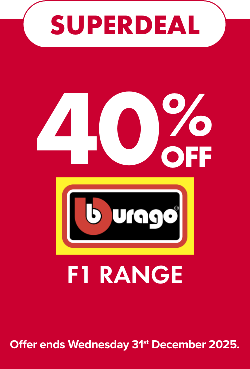 40% OFF Burrago F1 Range