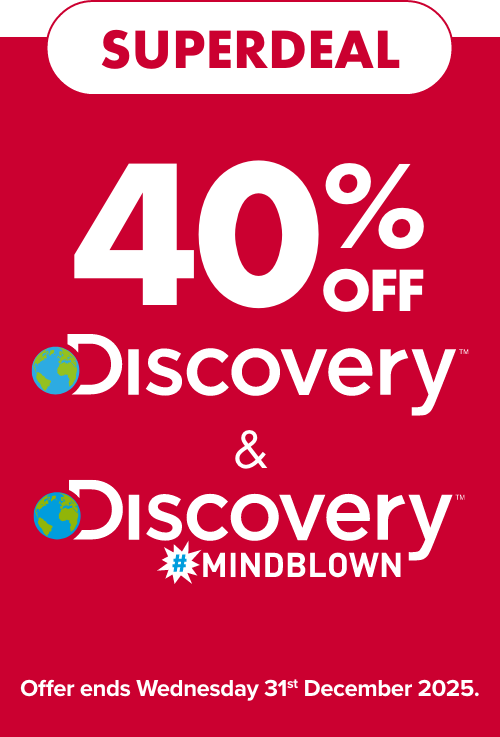 40% OFF Discovery and Discover Mindblown