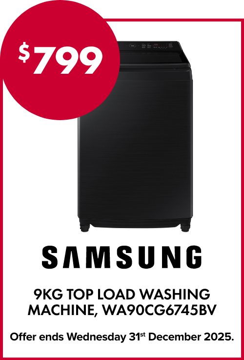 Samsung 9kg Top Load Washing Machine, WA90CG6745BV