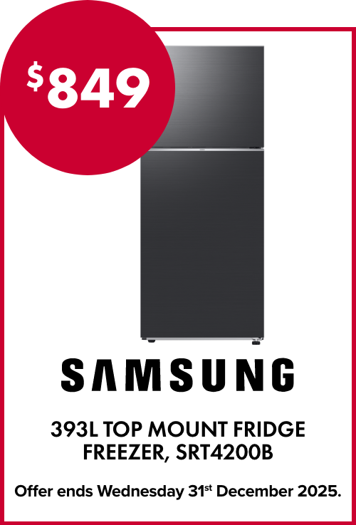 Samsung 393L Top Mount Fridge Freezer, SRT4200B