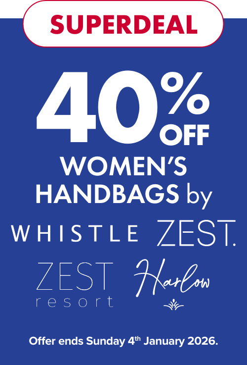 40% OFF Handbags by Whistle, Zest, Zest Resort & Harlow