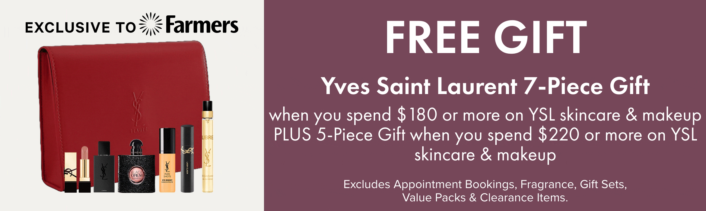 YSL Free Gift with Purchase