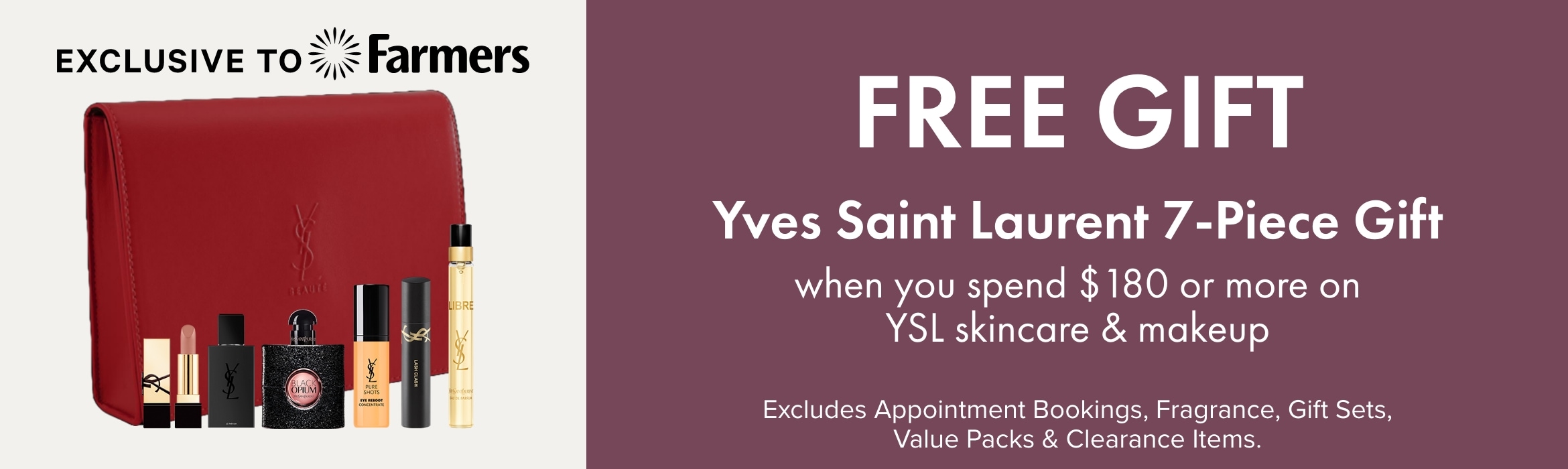 YSL Free Gift with Purchase