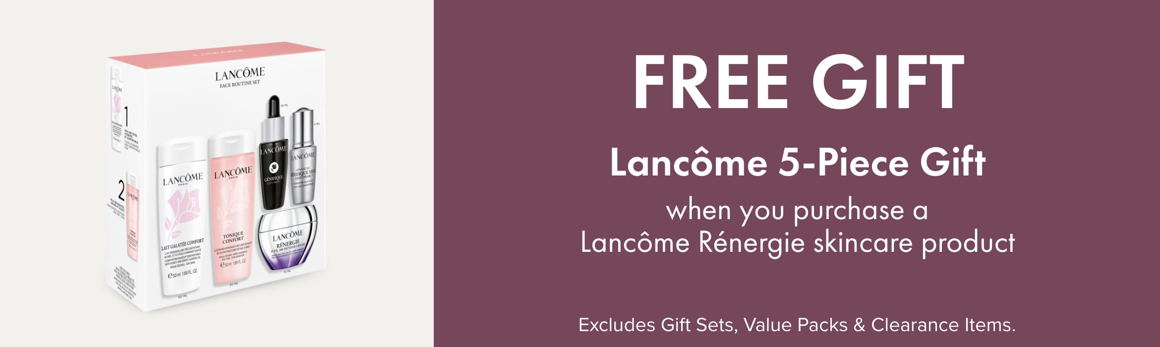 Lancome Renergie FREE GIFT with purchase