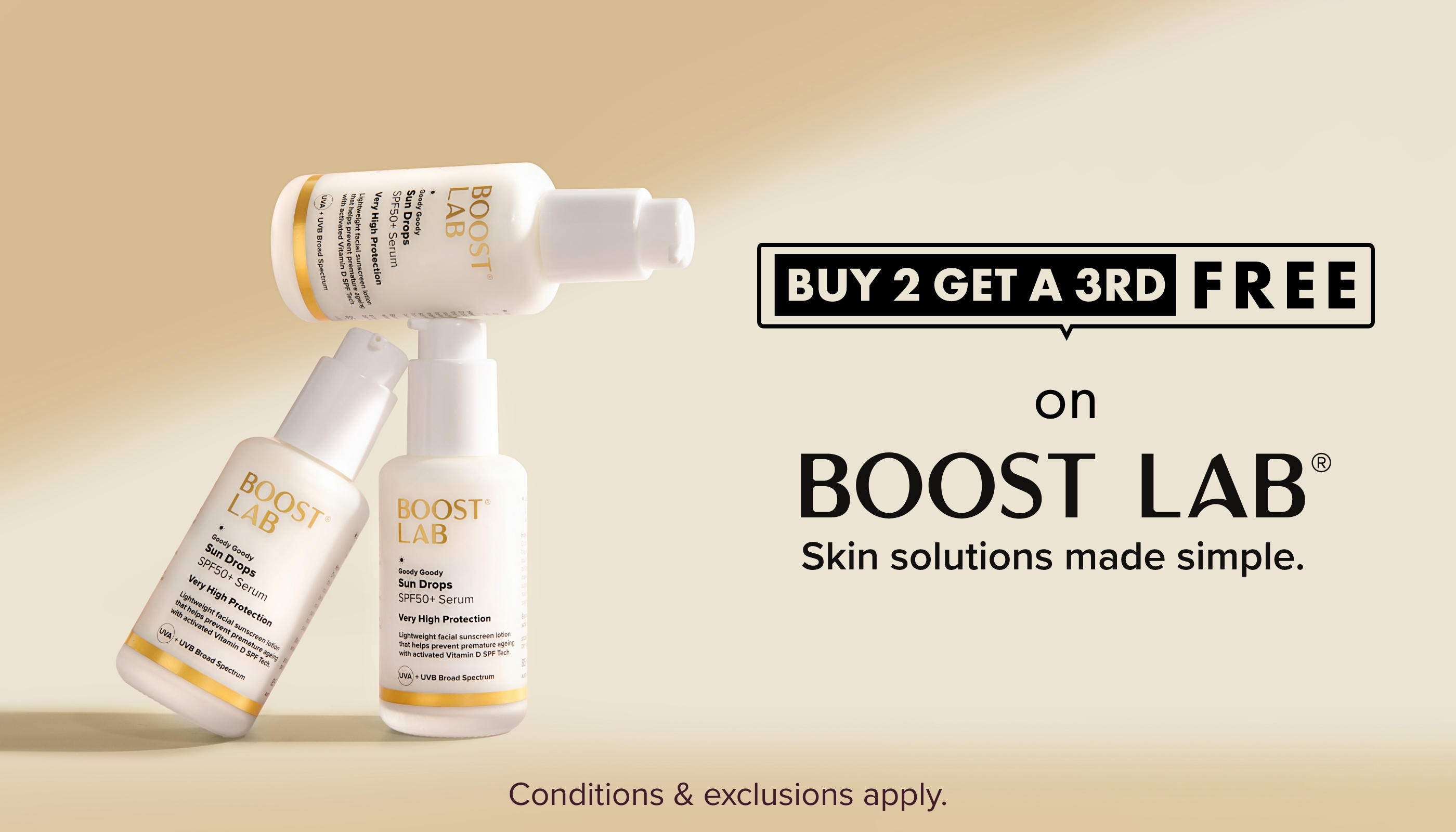 BUY 2 GET A 3RD FREE on Boost Lab