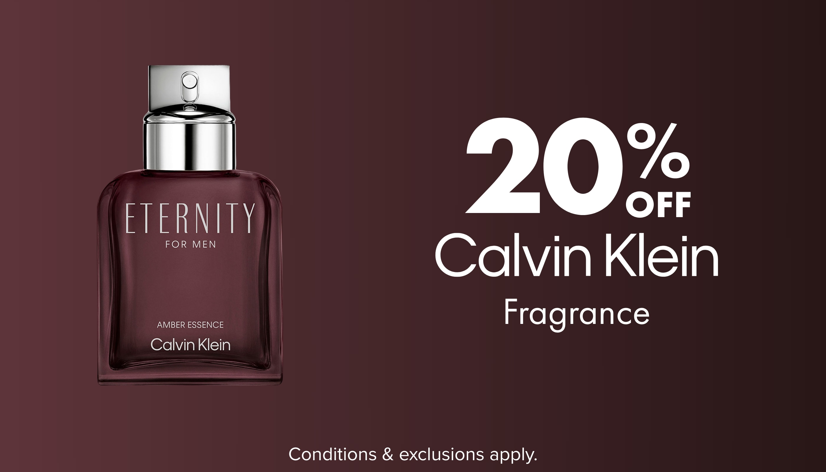 20% OFF Calvin Klein Fragrance