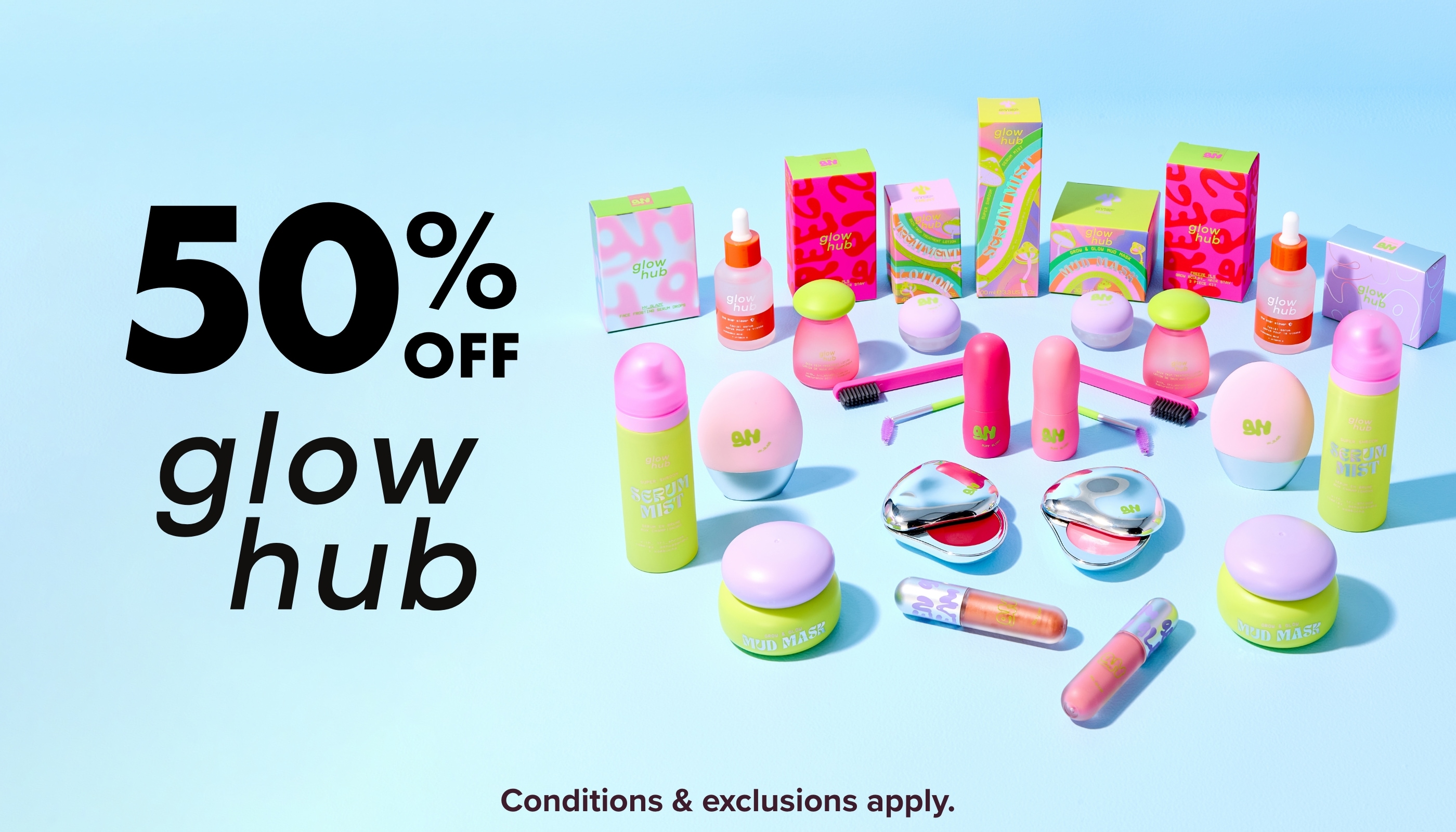 50% OFF Glow Hub
