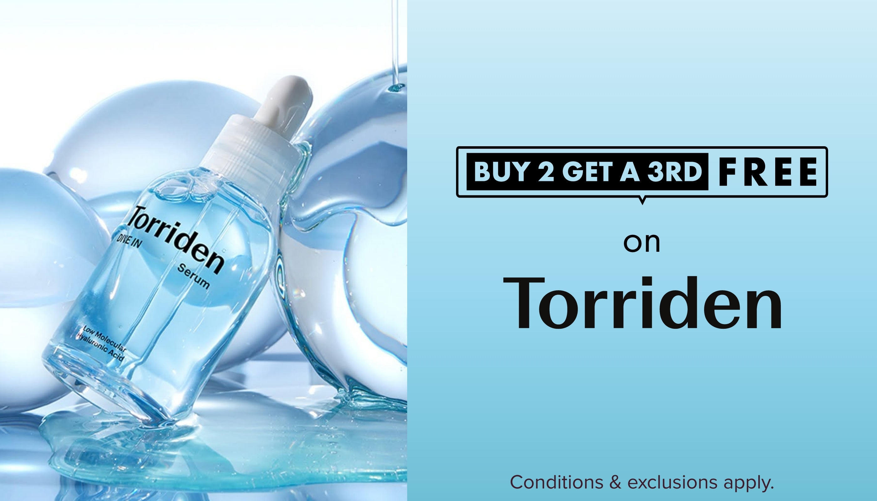 BUY 2 GET A 3RD FREE on Torriden
