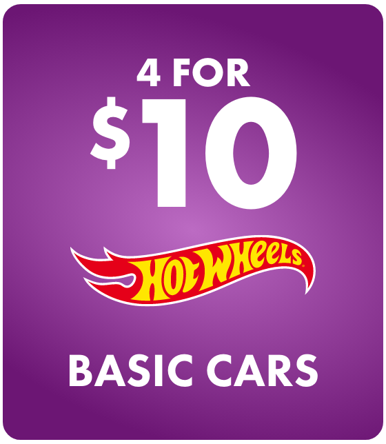4 for $10 Hot Wheels