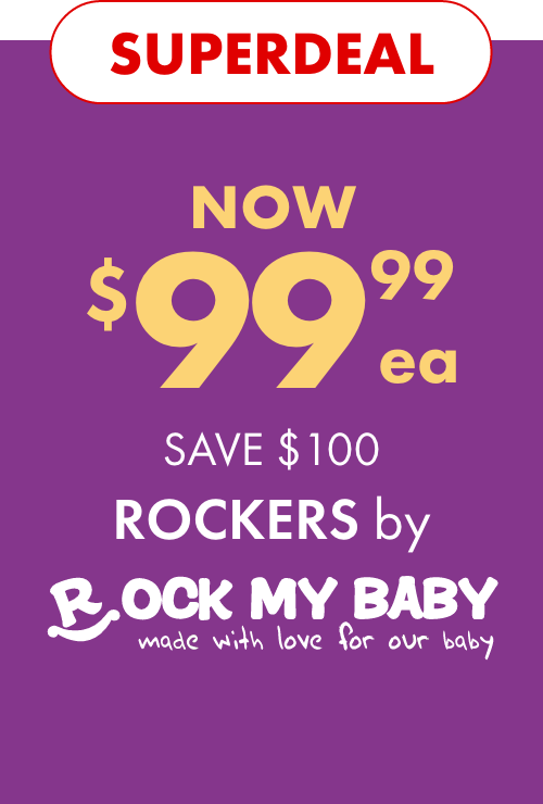 SUPERDEAL NOW $99.99ea Rockers by Rock My Baby