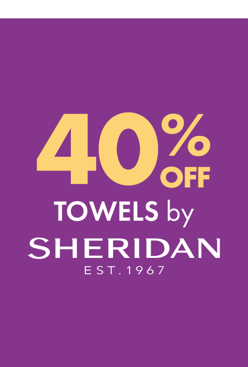 40% OFF Towels by Sheridan
