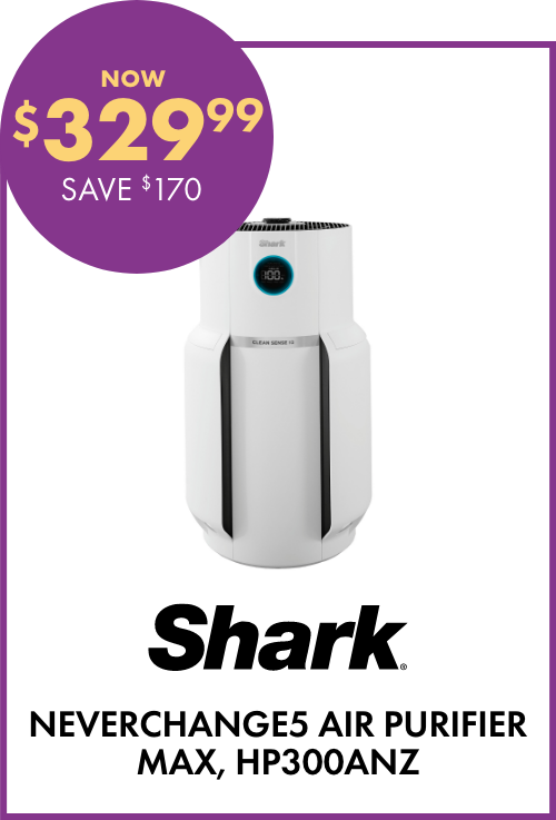 NOW $329.99 SAVE $170 Shark NeverChange5 Air Purifier Max, HP300ANZ