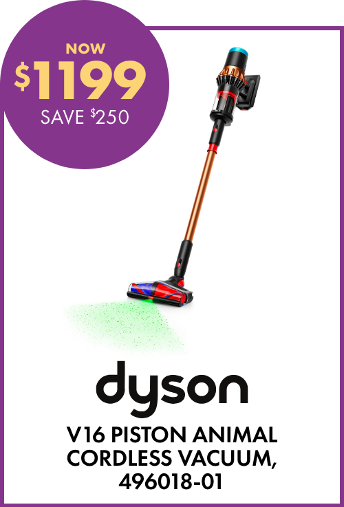 NOW $1199 SAVE $250 Dyson V16 Piston Animal Cordless Vacuum, 496018-01