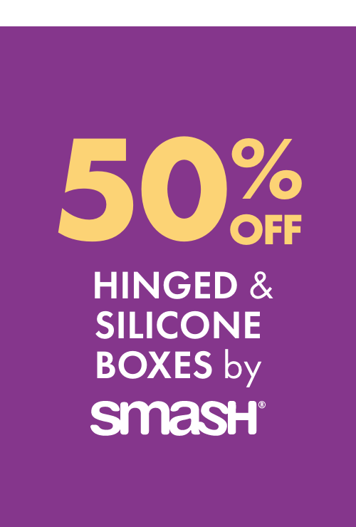 50% OFF Hinged & Silicone Boxes by Smash
