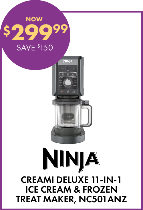 NOW $299.99 SAVE $150 Ninja Creami Deluxe 11-in-1 Ice Cream & Frozen Treat Maker, NC501ANZ