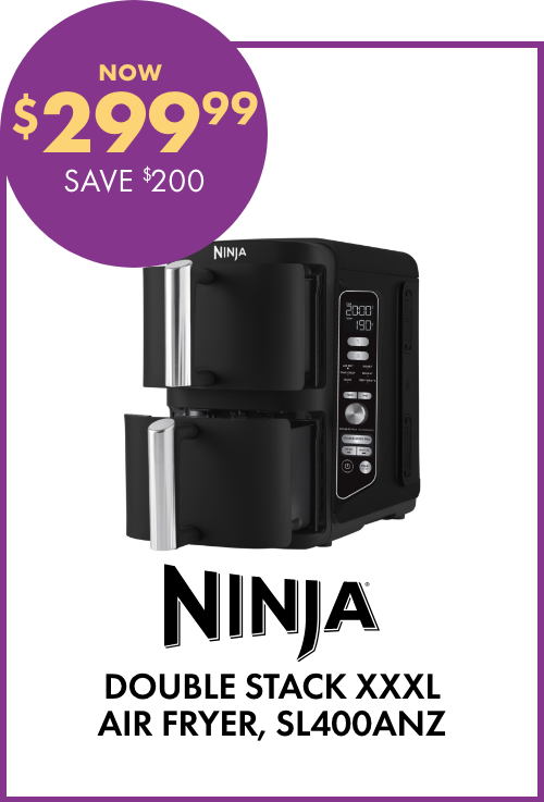 NOW $299.99 SAVE $200 Ninja Double Stack XXXL Air Fryer, SL400