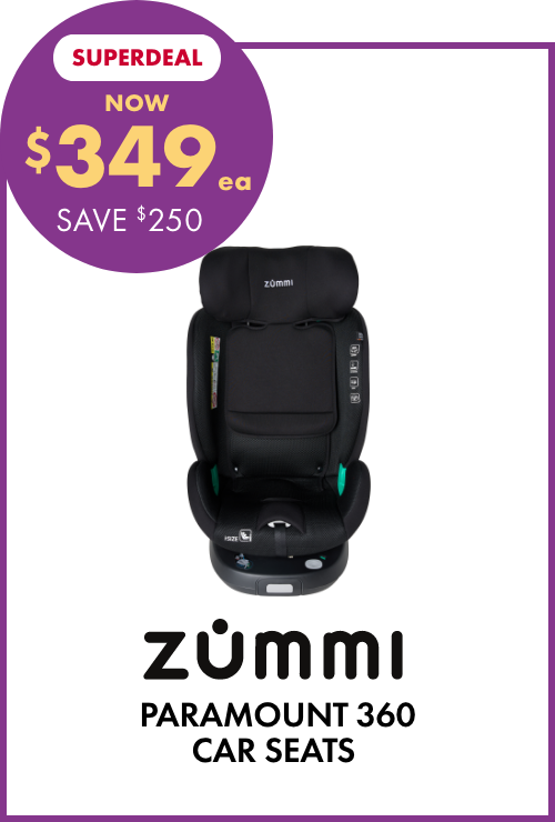 NOW $349ea Paramount 360 Car Seats by Zummi