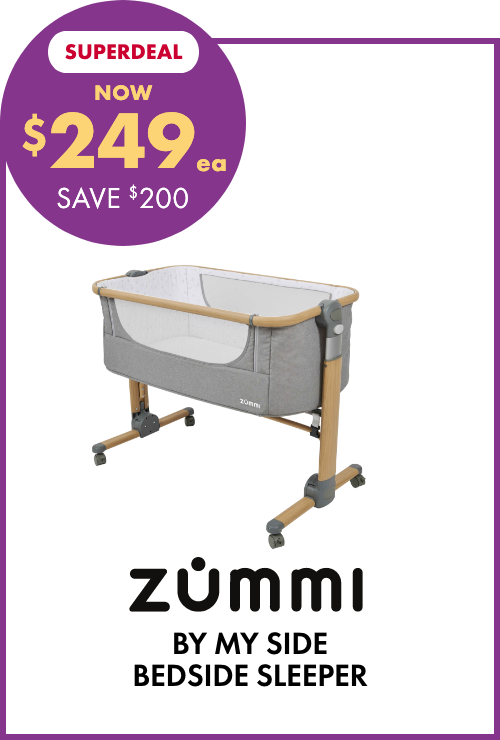 NOW $249ea By My Side Bedside Sleeper by Zummi