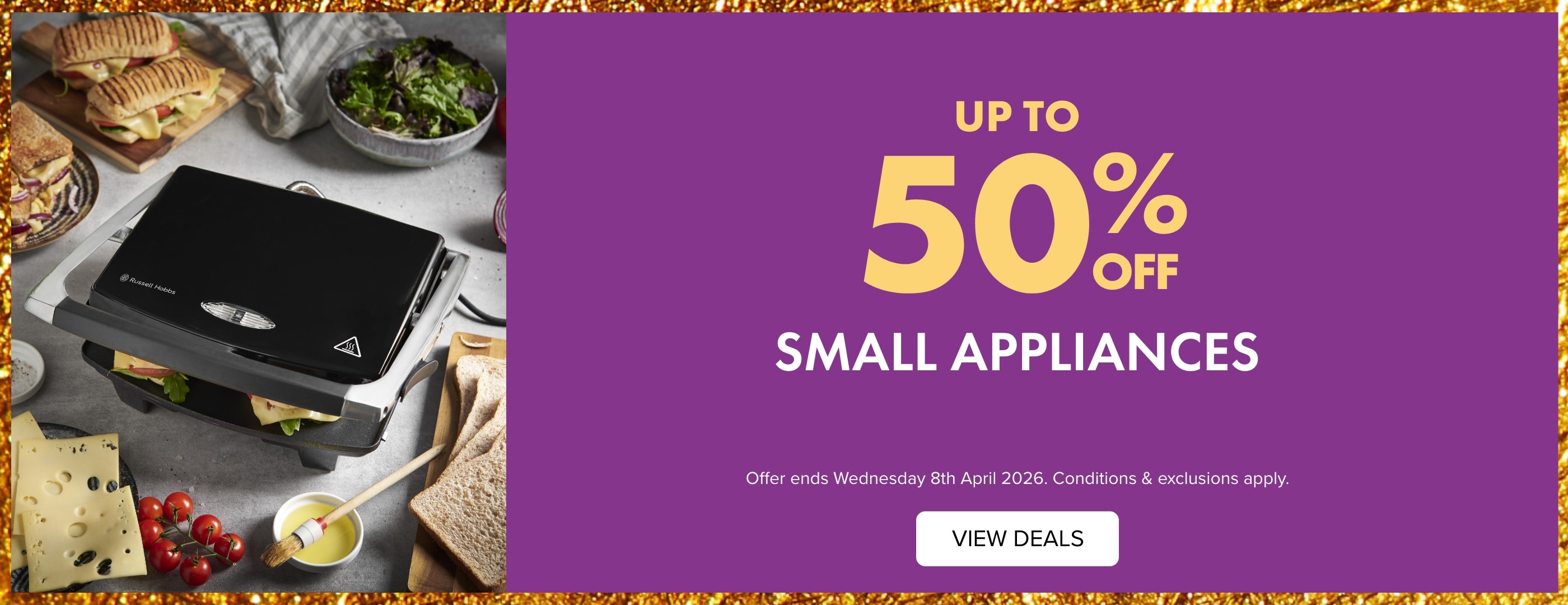 UP TO 50% OFF Small Appliances