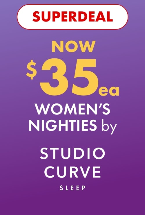 Superdeal NOW $35ea Women's Nighties by Studio Curve Sleep