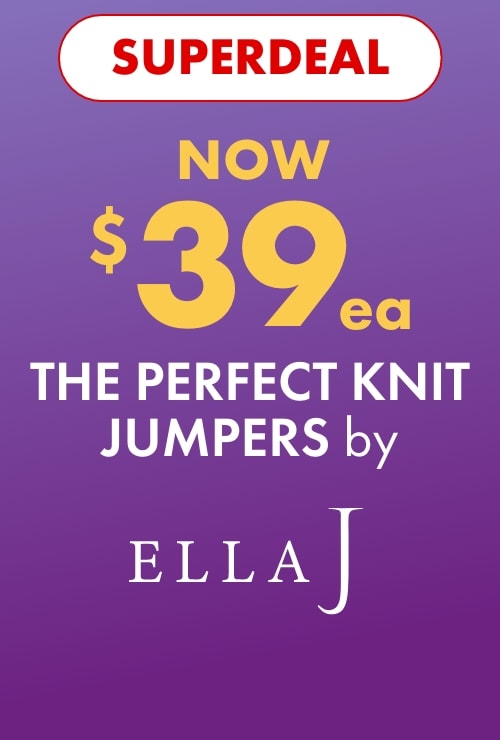 Superdeal NOW $39ea Perfect Knit Jumpers by Ella J