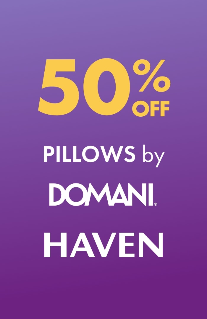 50% OFF Pillows by Domani & Haven