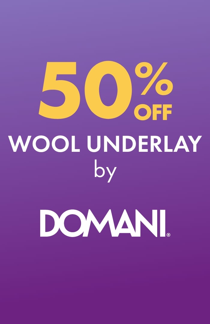 50% OFF Wool Underlay by Domani